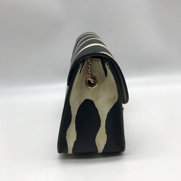 Furla Black Zebra Print Metropolis Crossbody Bag - Picture 4 of 11